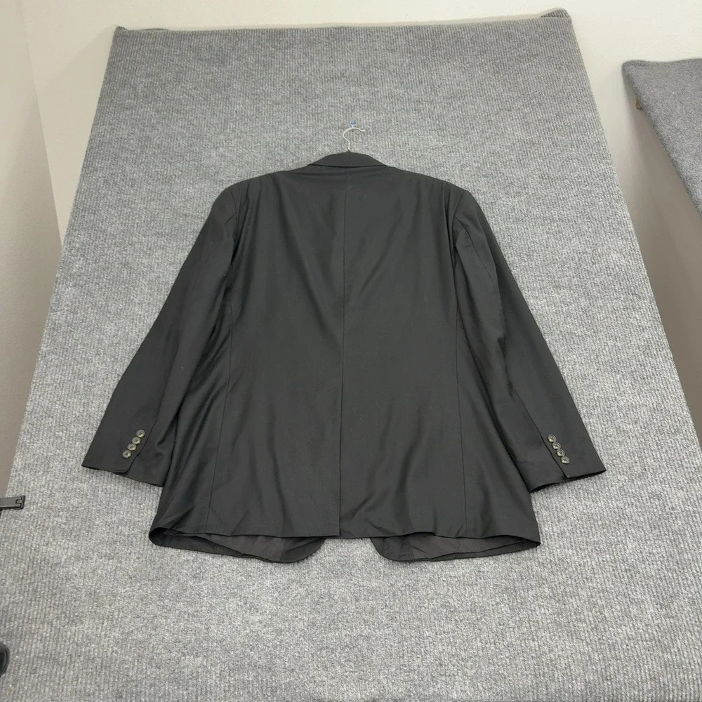Lauren Ralph Lauren Blazer Mens 45 Black Wool Two Button Classic Professional